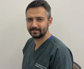 Op. Dr. Hüseyin Efe Akalın, obstetrician and gynaecologist, close-up